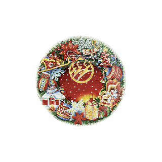 Assiette dessert Noël Féérie 2025