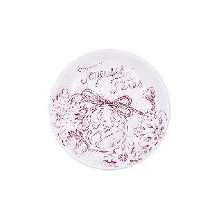 Assiette MIGNARDISE JOYEUSES FETES 2025