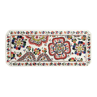 Oblong serving tray - Chance folle