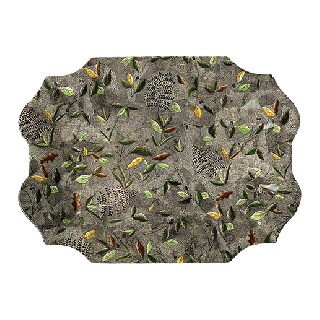 Plat de service Feuillage - Rambouillet