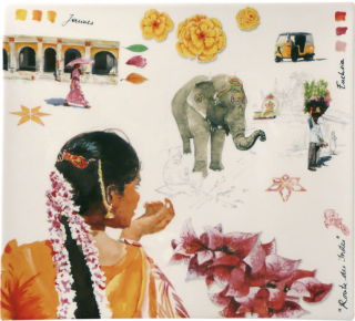 Coupe carrée grand modèle - Route des Indes 