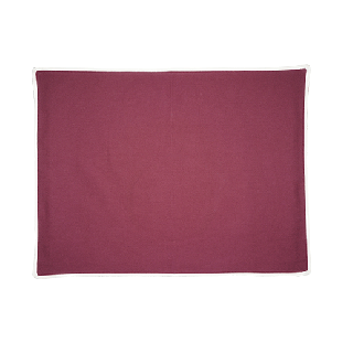 2 sets de table uni aubergine