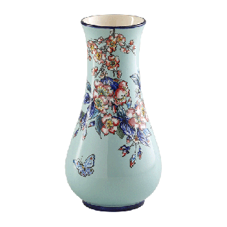 Petit vase musée - Jardin de Kyoto - H 26 cm. Ø 13,5 cm
