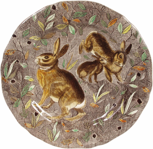 Assiette plate Lapin - Rambouillet - Ø 26,3 cm
