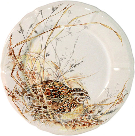 Canape Plate Foliage