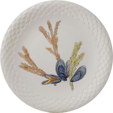 Assiette plate Moules - Grands Crustacés - Ø 26 cm