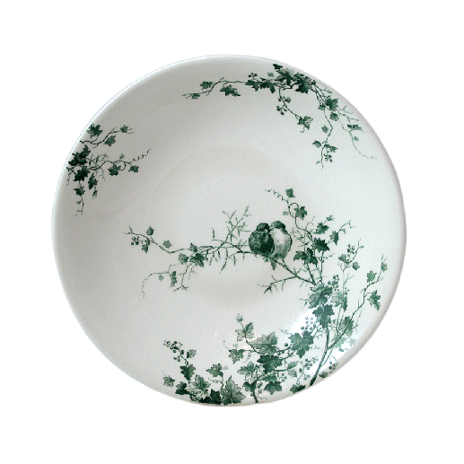 4 assiettes gourmandes (creuses) Les Oiseaux - Faïencerie de Gien