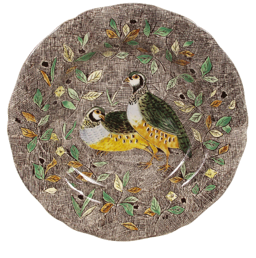 Assiette creuse Perdrix - Rambouillet