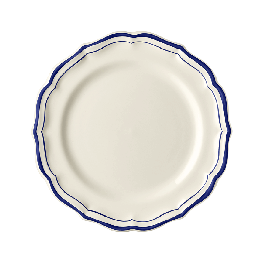 Box of 4 dessert plates - Filet Cobalt