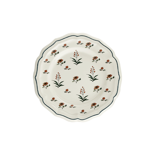Box of 4 canape plates - Herbier du Paradis