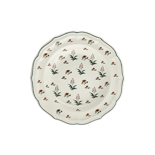 Box of 4 rim soup plates - Herbier du Paradis