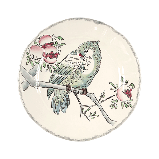 Dessert plate - cockatoo - Grands Oiseaux - Ø 23,2 cm