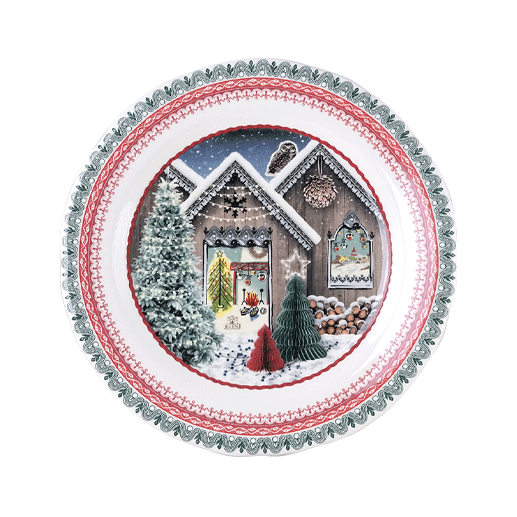 Assiette dessert - Noël Chalet 2023 - Ø 22,4 cm