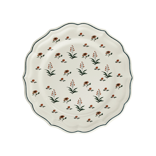 Box of 4 dessert plates - Herbier du Paradis