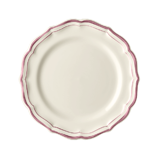 Box of 4 dessert plates - Filet Peony