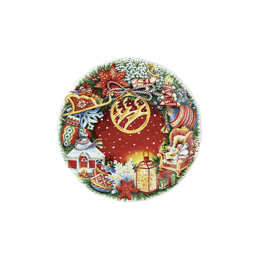 Dessert plate Féerie Christmas 2025