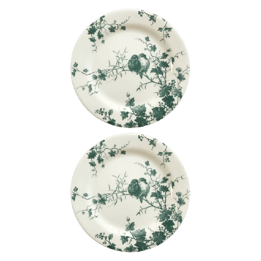 Coffret de 2 assiettes mignardises - Les Oiseaux - Ø 12,8 cm