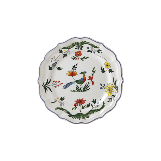 Box of 4 canape plates - Oiseaux de paradis