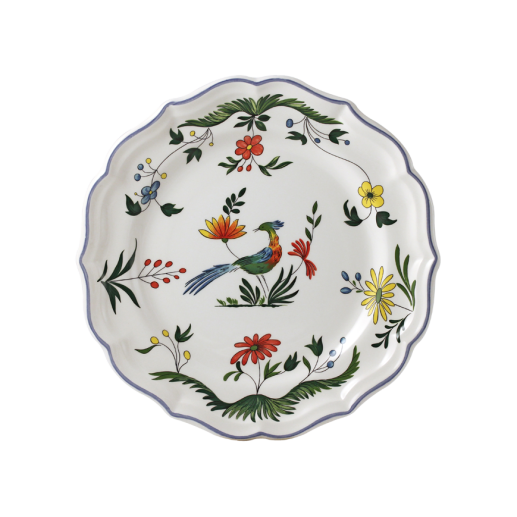 Box of 4 dessert plates - Oiseaux de paradis