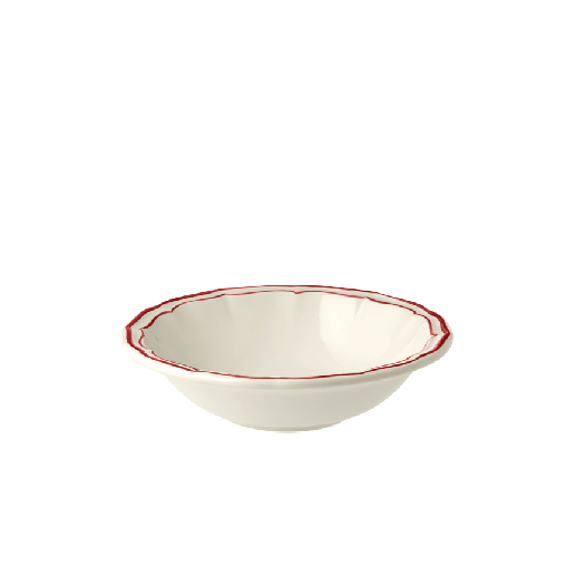 Box of 4 cereal bowls- Filet Red