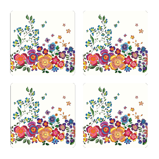 Box of 4 coasters - Poésie