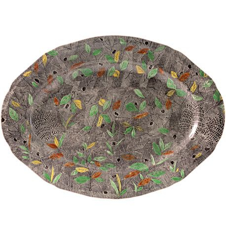 Oval Platter - Foliage 