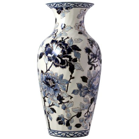 Fluted vase large