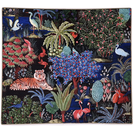 Square plate large - Le jardin du palais