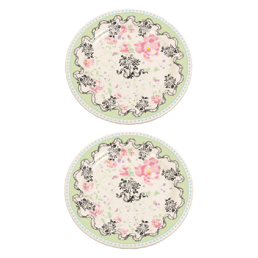 Set of 2 coasters - Pompadour - Ø 12,8 cm