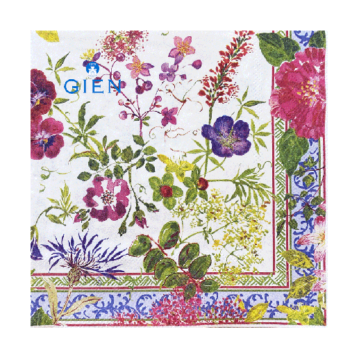 Pack of 20 napkins - Millefleurs