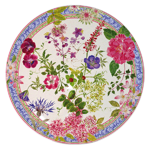 plat à gâteaux en Faïence