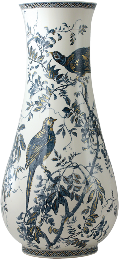 Musée vase, large - Vincennes or - H 61 cm - Ø 29 cm