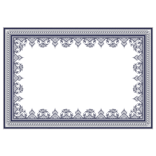 Rectangular tablecloth - Les dépareillées blue