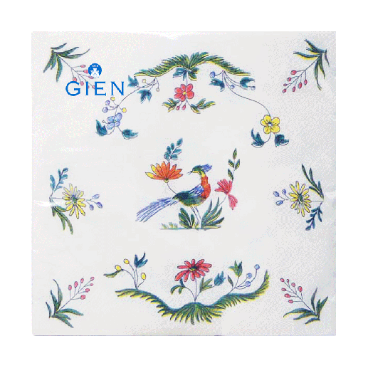 Pack of 20 napkins - Oiseaux de Paradis