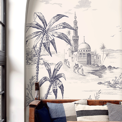 Panoramic Vues d'Orient wallpaper Roll A