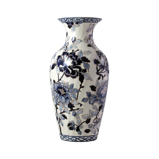 Fluted vase small