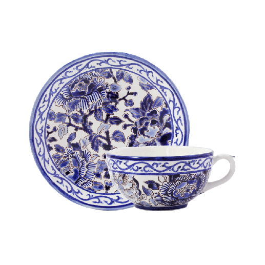 Breakfast cup and saucer