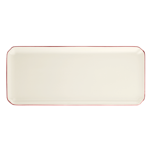 Oblong serving tray - Filet Coral