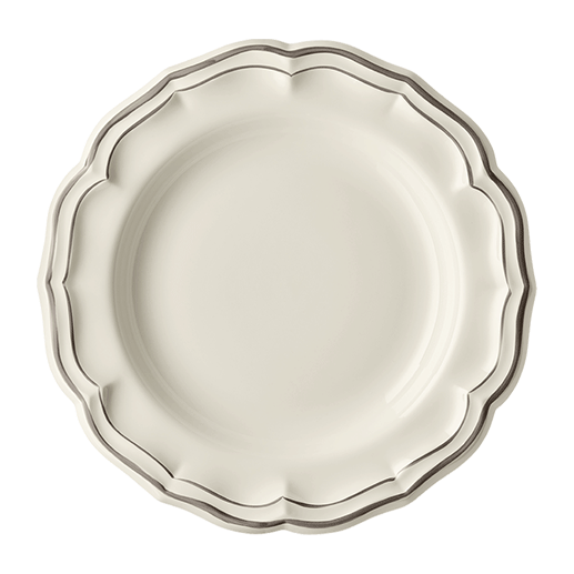 Round deep dish - Filet Taupe