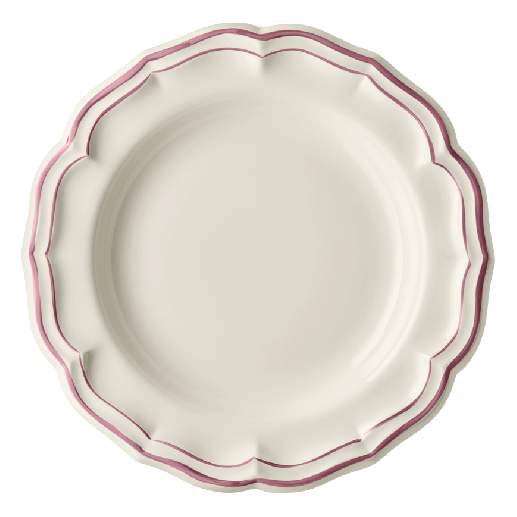 plat rond creux Filet Pivoine