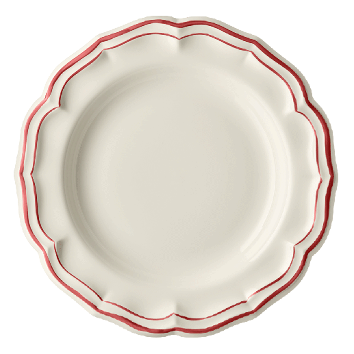 Round deep dish - Filet Red