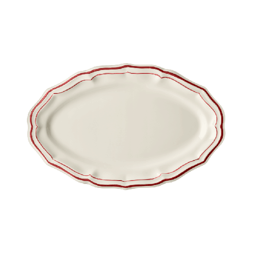 Oval platter - Filet Red