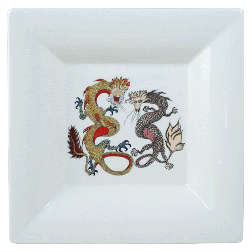 Square candy tray XL Dragon - La prestic ouiston