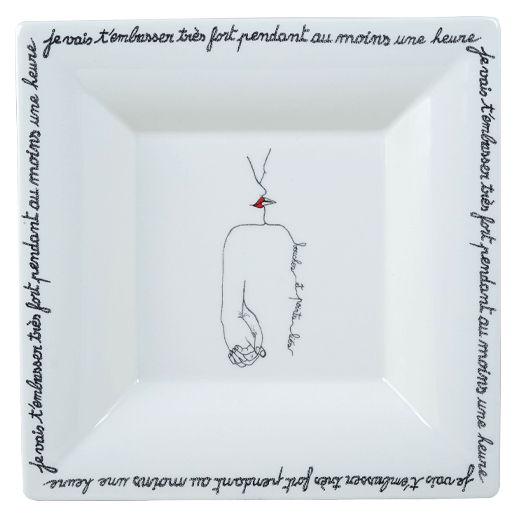 Square candy tray XL Point G - La prestic ouiston - 22 x 22 cm