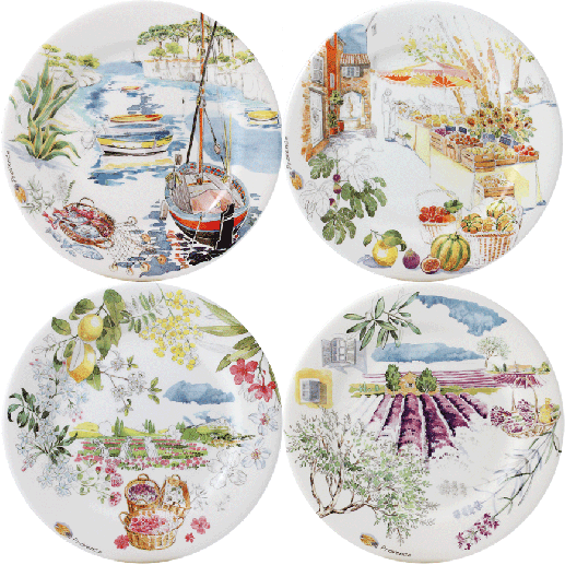 Assorted Dessert Plates