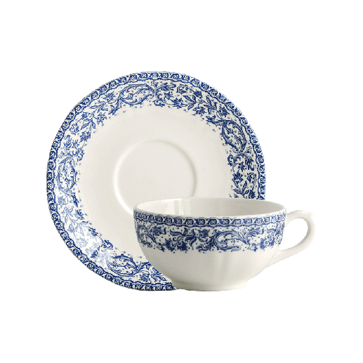 Set of 2 breakfast cups and saucers - Rouen 37 - 30 cl