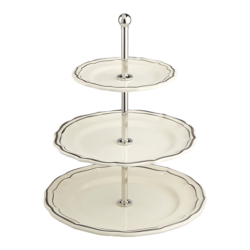 Three-tier cake stand - Filet Taupe