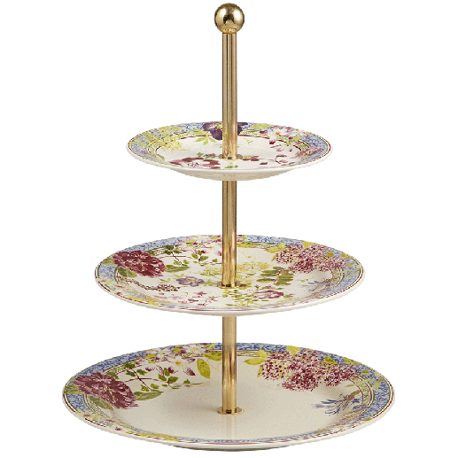 Three-tier cake stand - Millefleurs