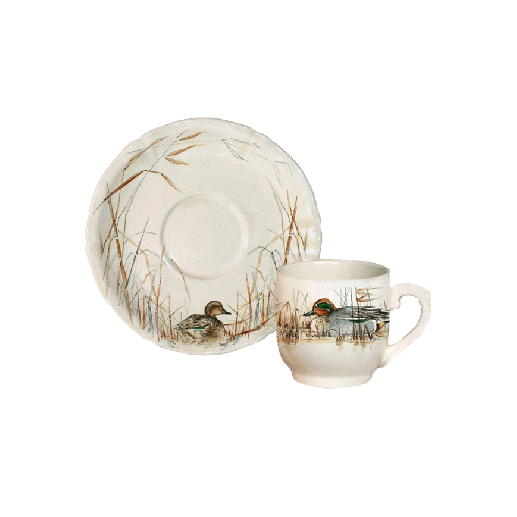 Box of 2 cups & saucers - Sologne