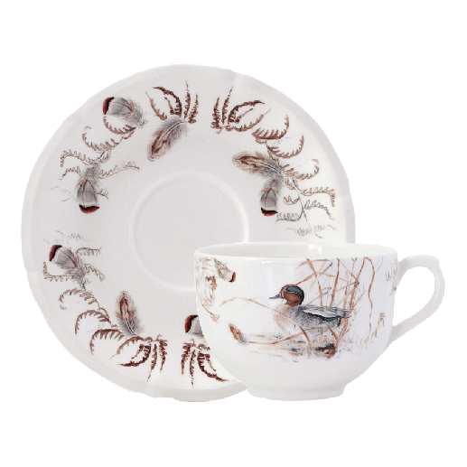 Jumbo cup and saucer - Sologne 